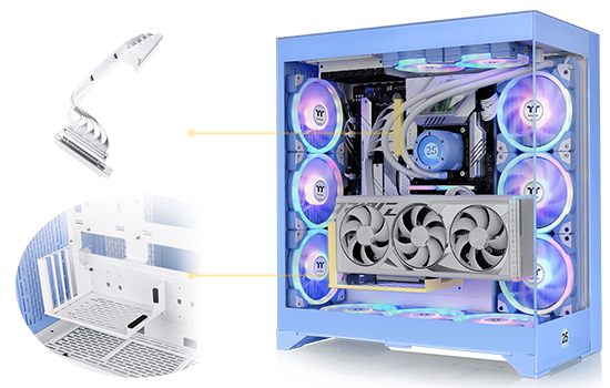 Gabinete Gamer Thermaltake H570 TG ARGB